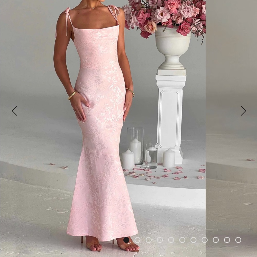 BABYBOO Whitney Maxi Dress - Blush- M - only wore once!